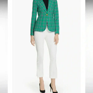 Smythe Cream Ivory Stonepipe Trouser Pants Size 8